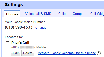 Google Voice Voicemail Setup